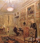 Edouard Vuillard Black in the room oil painting